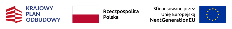 Logotypy KPO i NGEU projektu